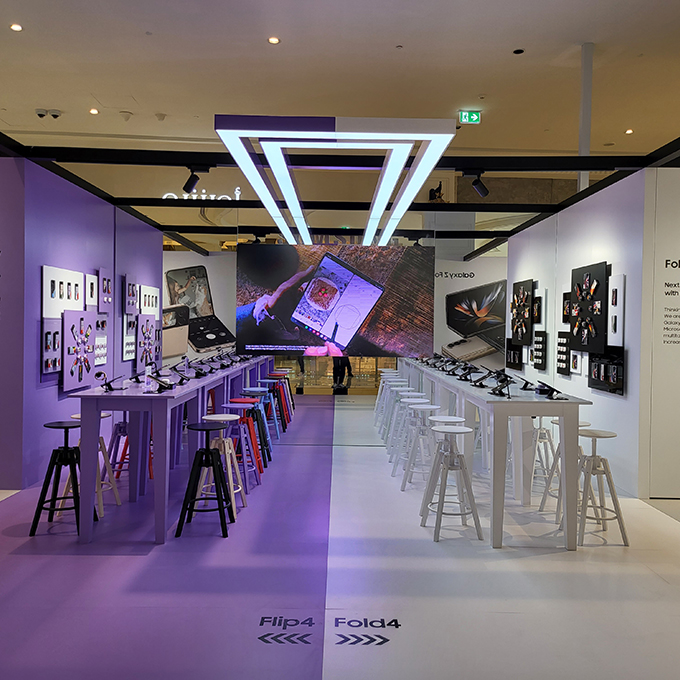 Samsung annonce l'ouverture du Pop-up Galaxy au Qatar