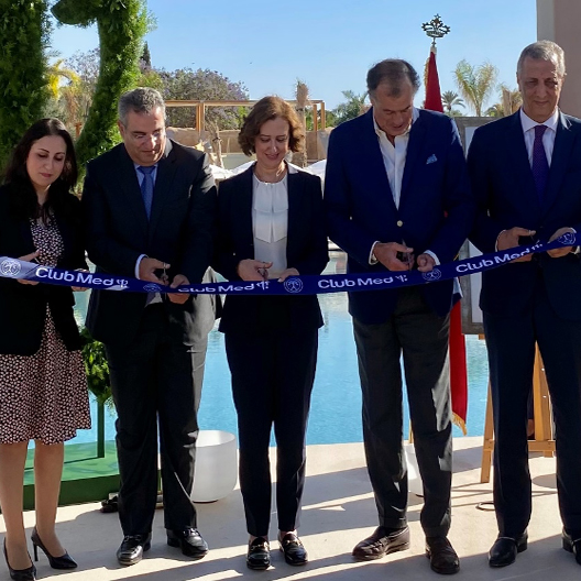 Club Med et Madaëf ont inauguré le nouvel espace famille, Le Ksar, au Club Med Marrakech La Palmeraie