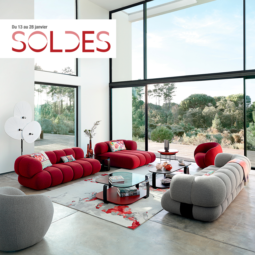 Roche Bobois Maroc annonce ses SOLDES D'HIVER du 13 au 28 janvier