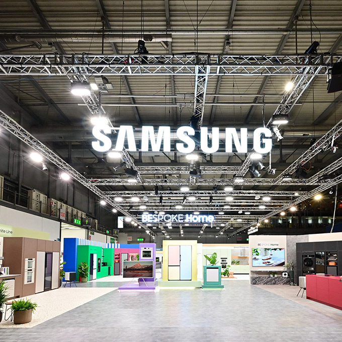 Samsung : Un stand Bespoke Home à EuroCucina 2022