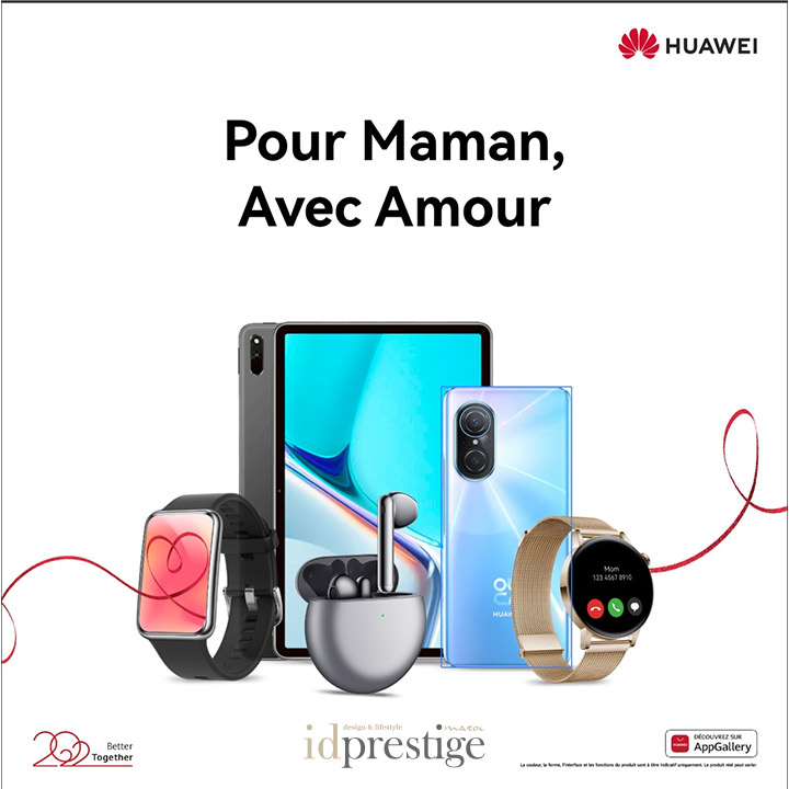 Huawei propose une liste de cadeaux pour votre maman