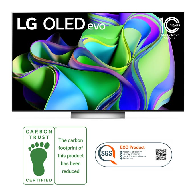 LG 2023 OLED EVO TVS reconnu pour sa Conception durable