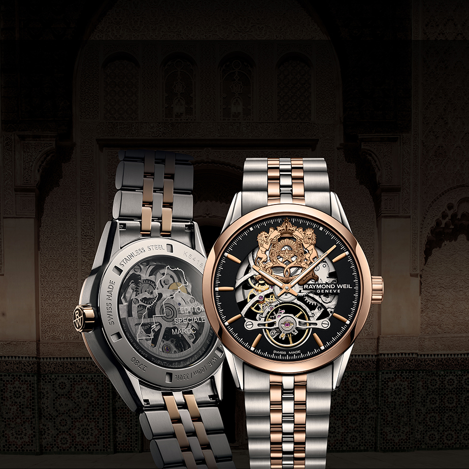 Créat'Heure et Raymond Weil dévoilent une montre d’exception  dans son édition spéciale "Maroc"