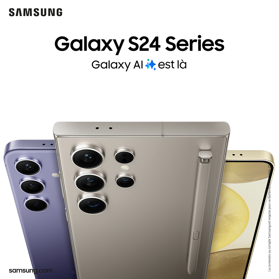 Entrez dans la Nouvelle Ère de l’IA Mobile avec la Série Samsung Galaxy S24