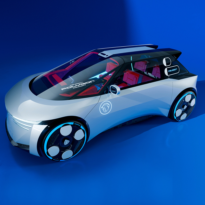 Peugeot révèle la première image de son nouveau concept car - PEUGEOT POLYGON CONCEPT