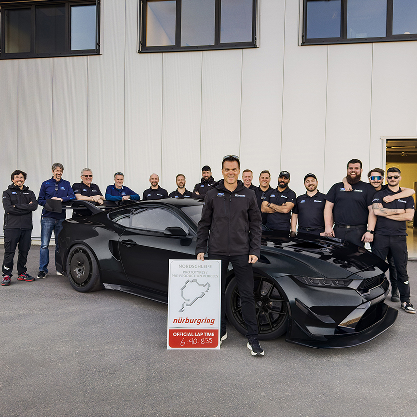 La nouvelle Ford Mustang GTD Competition établit un autre record historique au Nürburgring