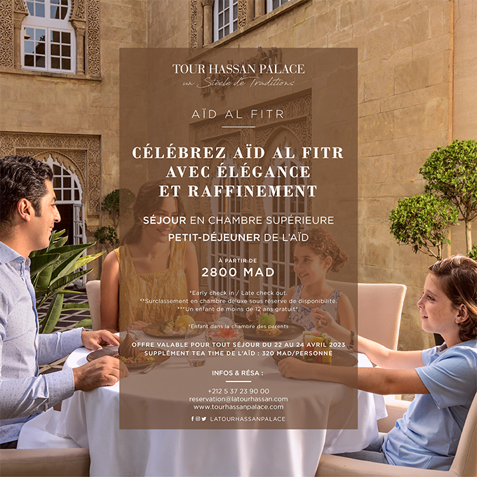 Une ambiance festive dans un palace historique Situé au cœur de Rabat
