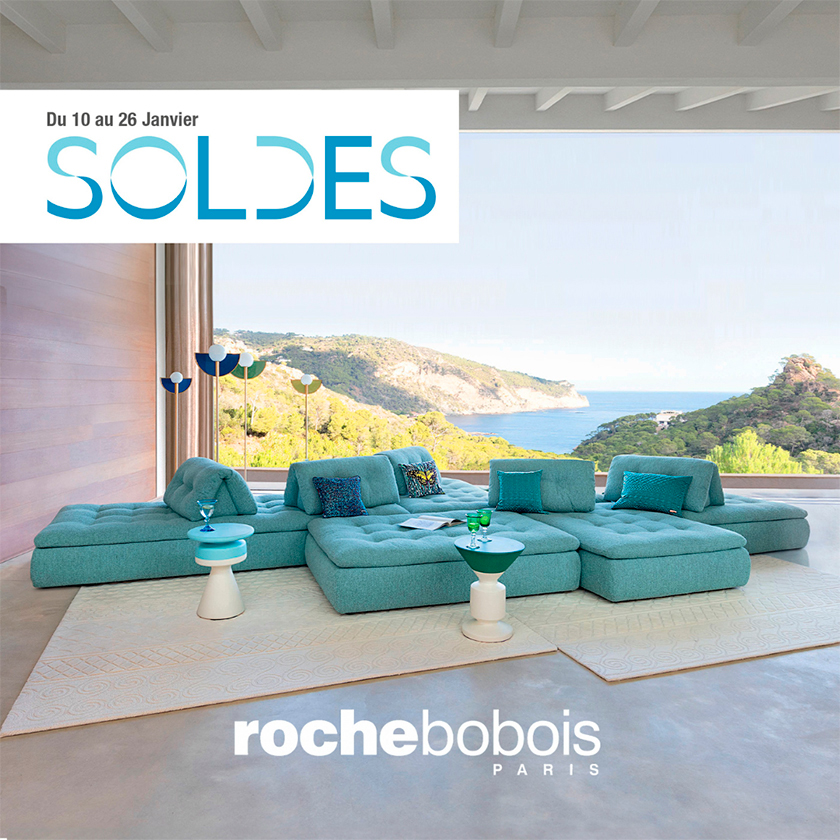 Pendant que l’hiver fait son entrée, chez Roche Bobois les remises font sensation !