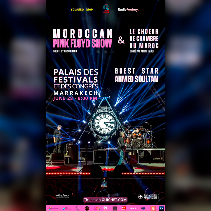 Le Moroccan Pink Floyd Show revient en force à Marrakech — Une expérience musicale et visuelle totale