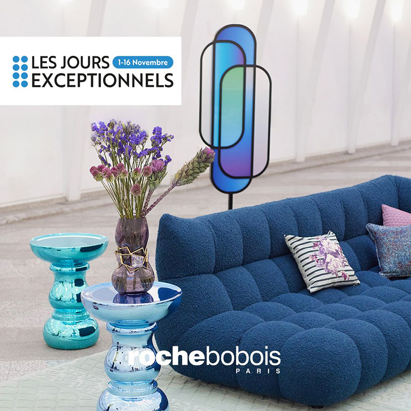 Roche Bobois Maroc annonce ses JOURS EXCEPTIONNELS du 01 au 16 Novembre : Et si le véritable luxe, c’était de pouvoir tout réinventer ?