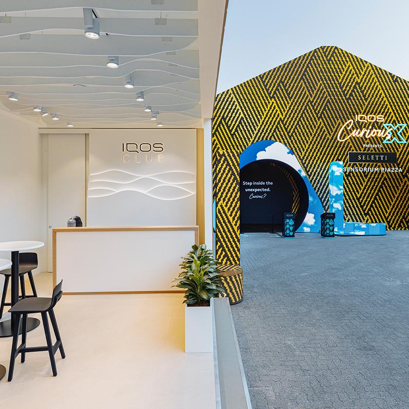 Sensorium Piazza : IQOS et Seletti réinventent la piazza italienne à Milan