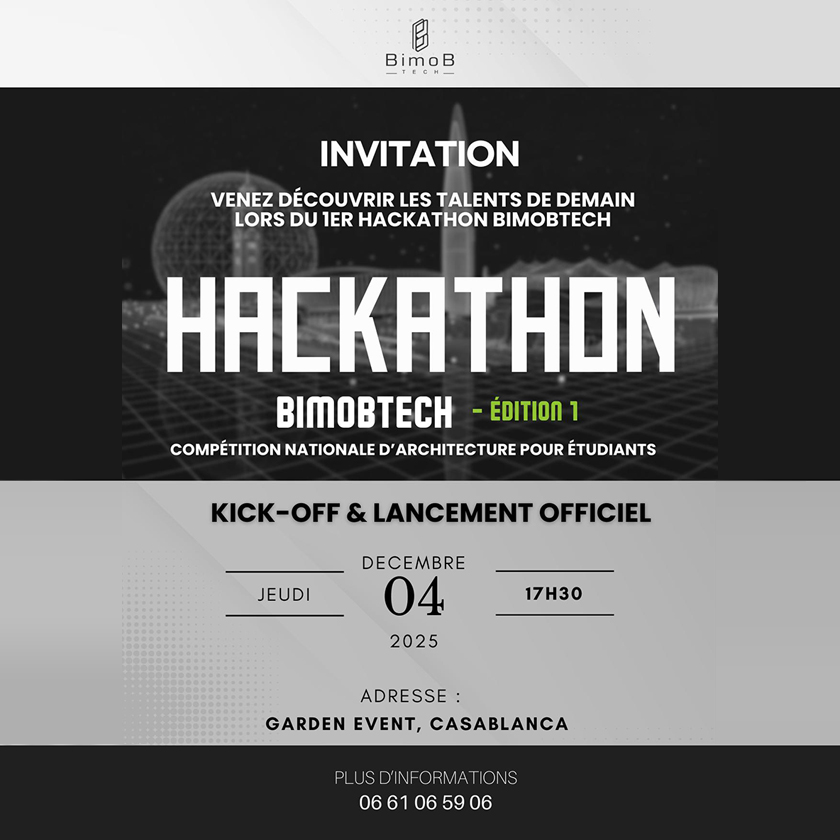 BIMOBTECH organise le Hackathon national d’architecture dédié au BIM, à l’IA et à la durabilité