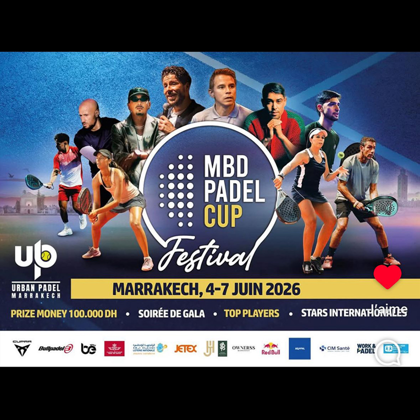 Marrakech accueille la première édition du MBD Padel Cup Festival : un carrefour international entre sport d'élite et networking premium